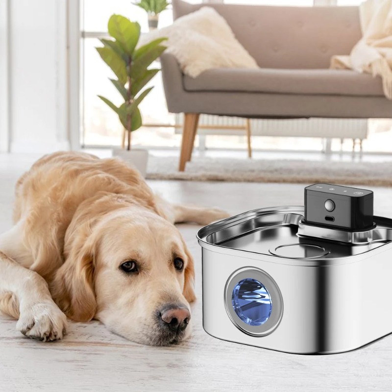 Wireless Pet Water Fountain Battery - ZHAYA Беспроводной Автоматический Фонтан для Питомцев