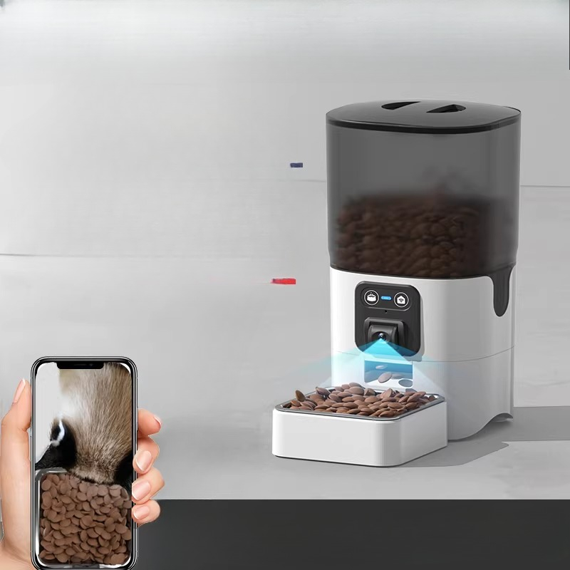 Automatic Cat Feeder 6L Timed - Автоматическая кормушка для животных с камерой,