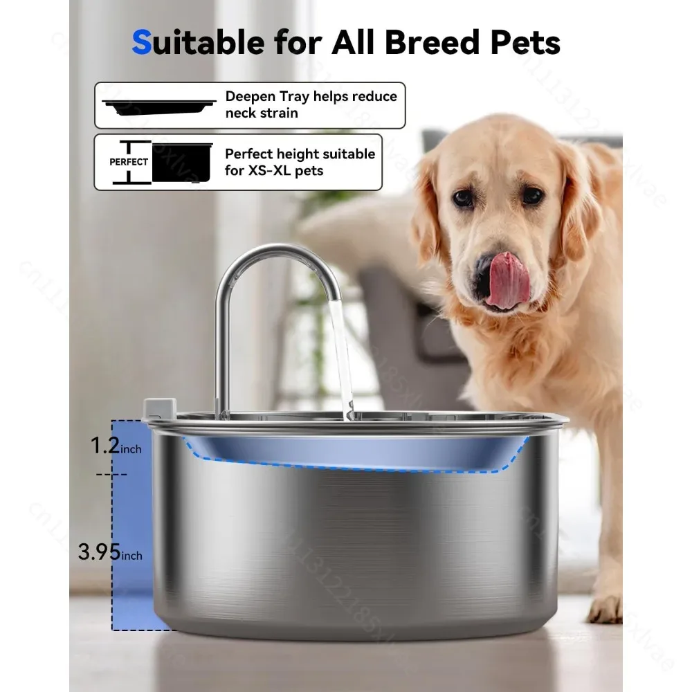 Dog Water Fountain Large - Автоматический фонтан для воды для домашних