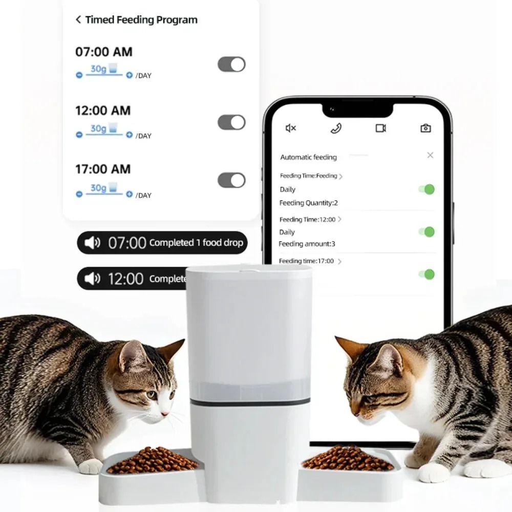 Automatic Cat Feeder 6L Timed - Умная автоматическая кормушка для животных на