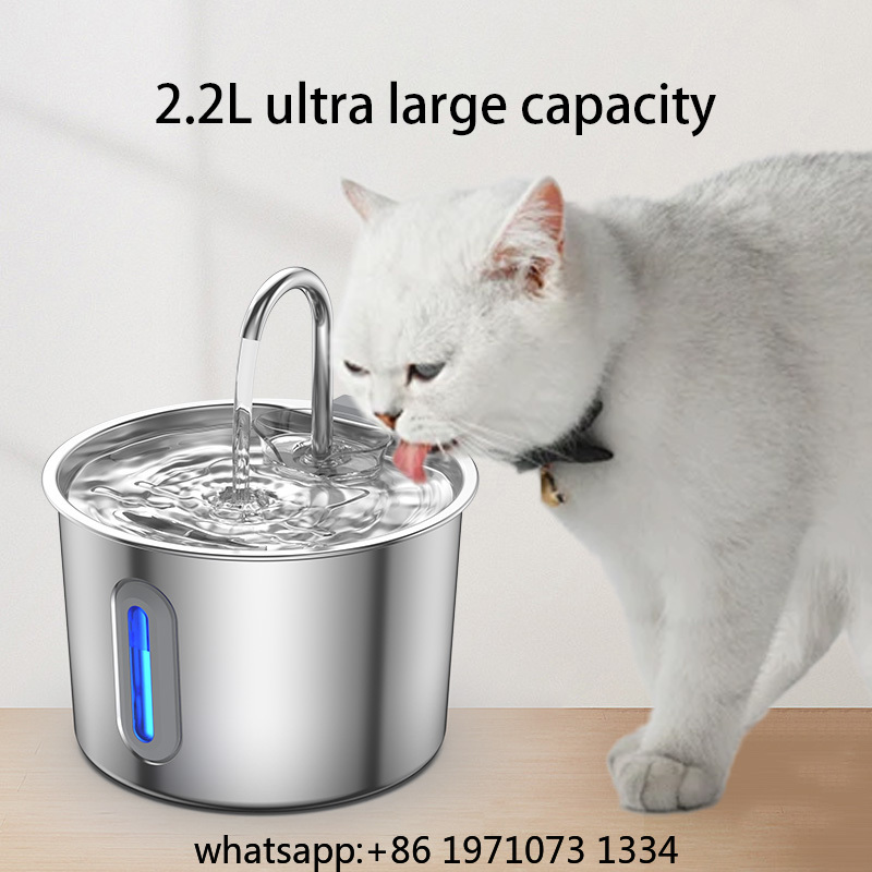 Pet Water Fountain Stainless Steel - Автоматическая поилка для животных из нержавеющей