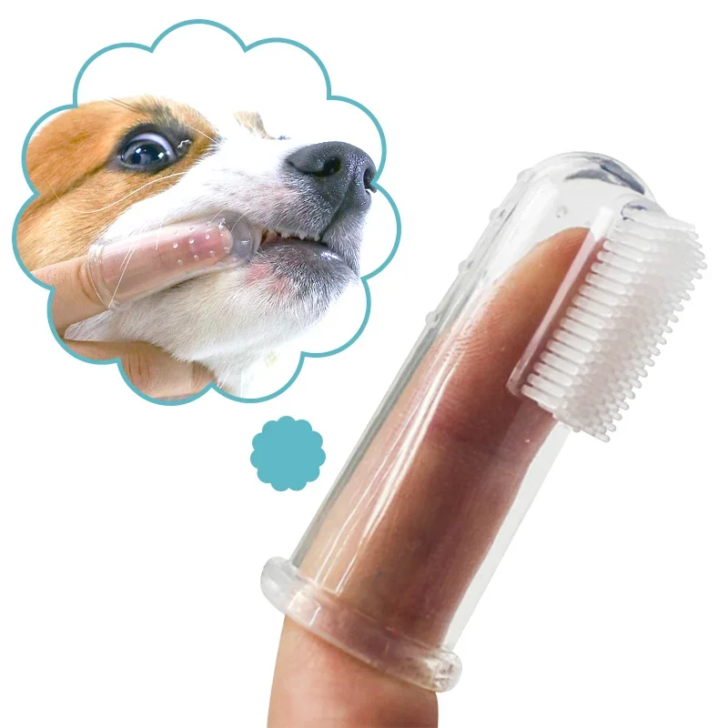 Pet Fountain Cleaning Kit - Супермягкая зубная щетка для пальцев домашних