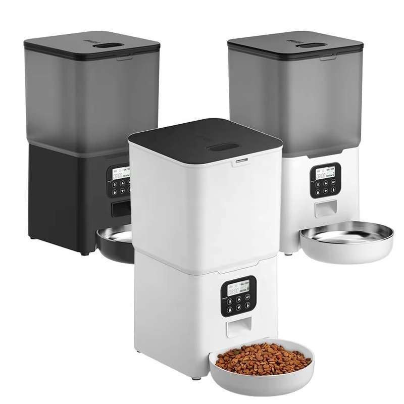 Automatic Cat Feeder 6L Timed - Автоматическая умная кормушка для собак и