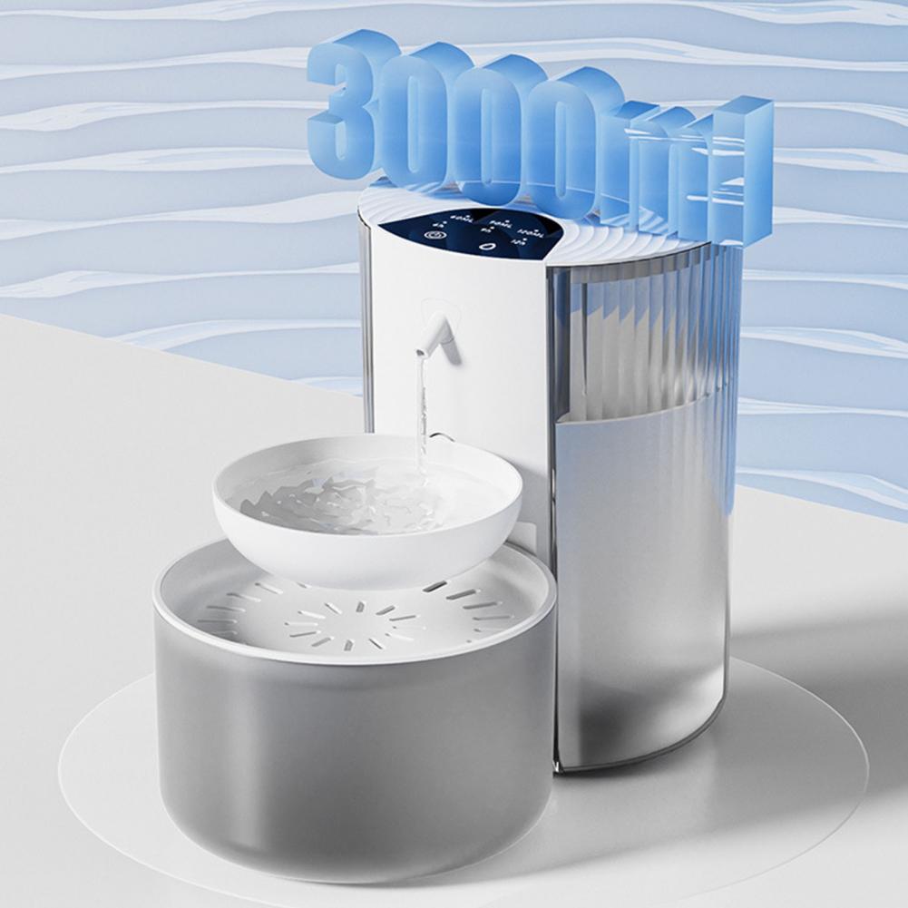 Automatic Cat Water Dispenser 3L - Автоматический беспроводной фонтан-поилка для кошек объемом