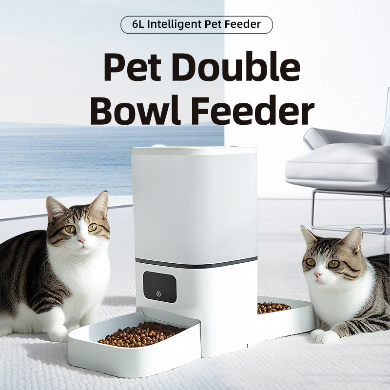 Automatic Cat Feeder 6L Timed - Умная автоматическая Bluetooth-кормушка для животных с