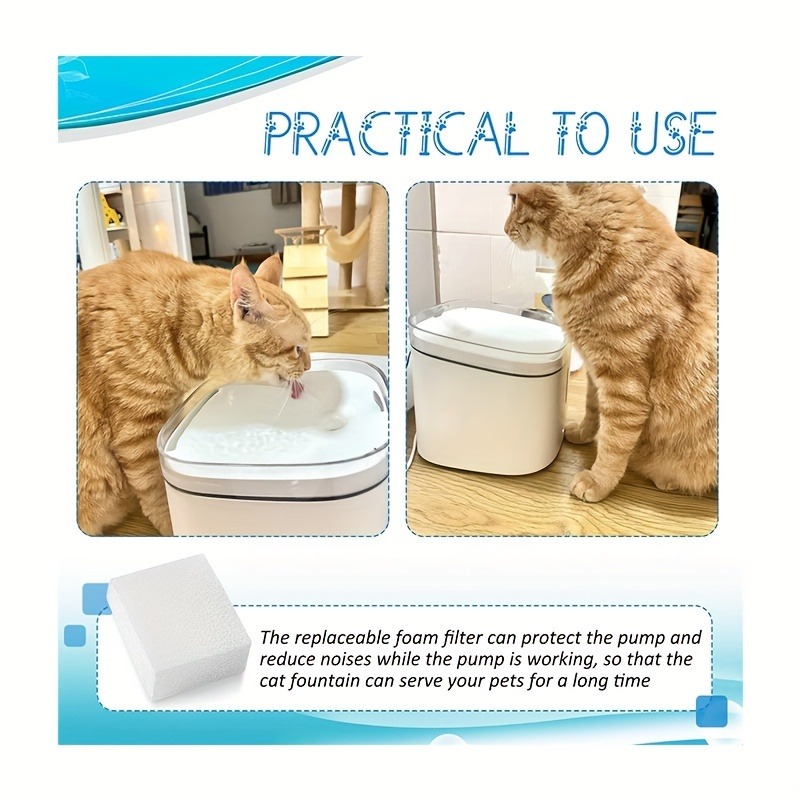Сменные губчатые фильтры KEMOR – обзор и цена Pet Fountain Filter Replacement