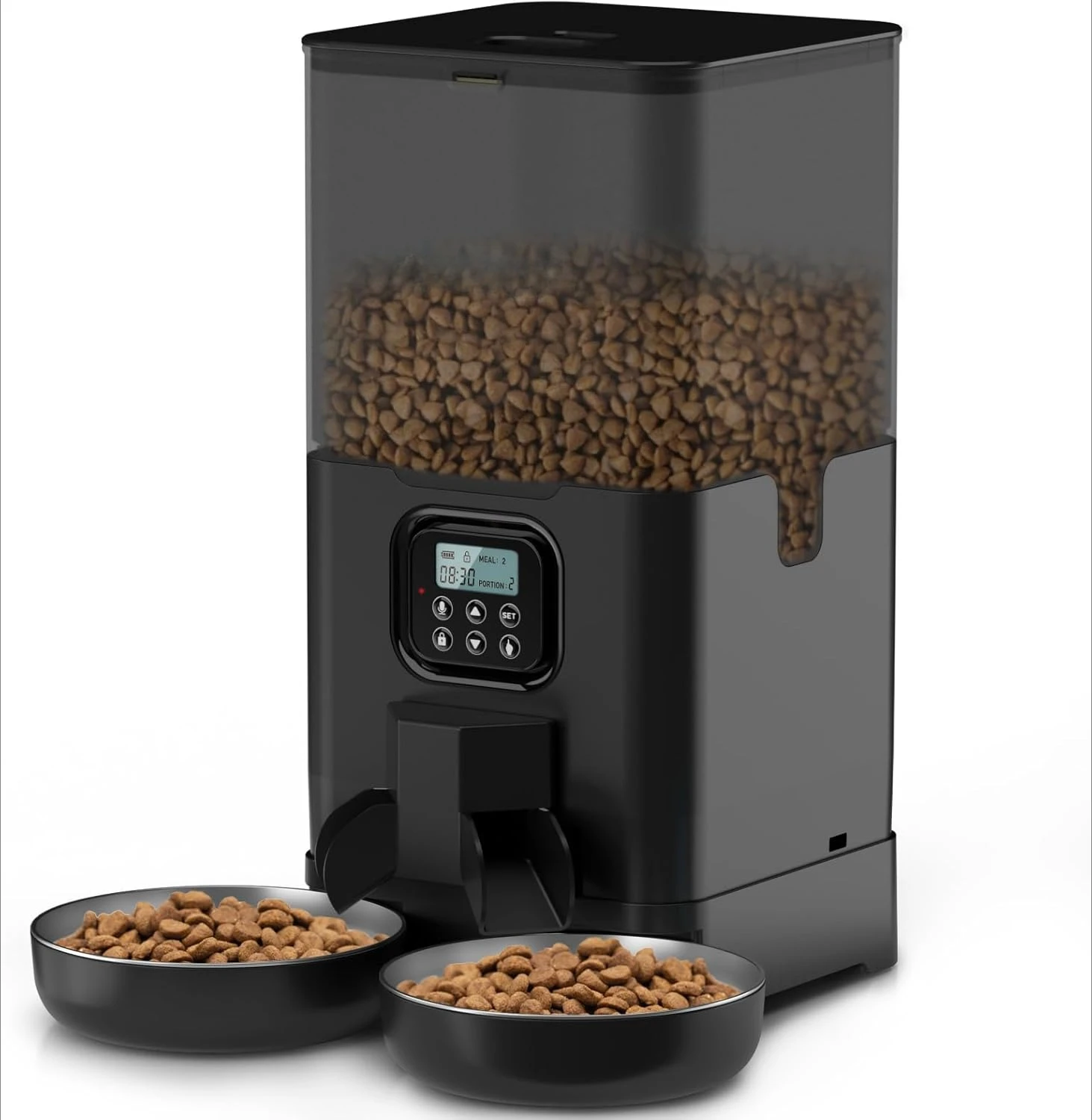 Автоматическая кормушка для ко – обзор и цена Automatic Cat Feeder 6L Timed