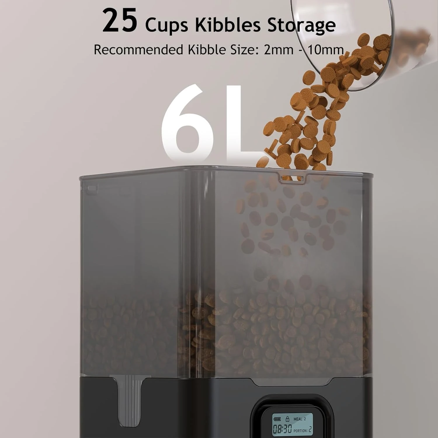 Автоматическая кормушка для ко – обзор и цена Automatic Cat Feeder 6L Timed