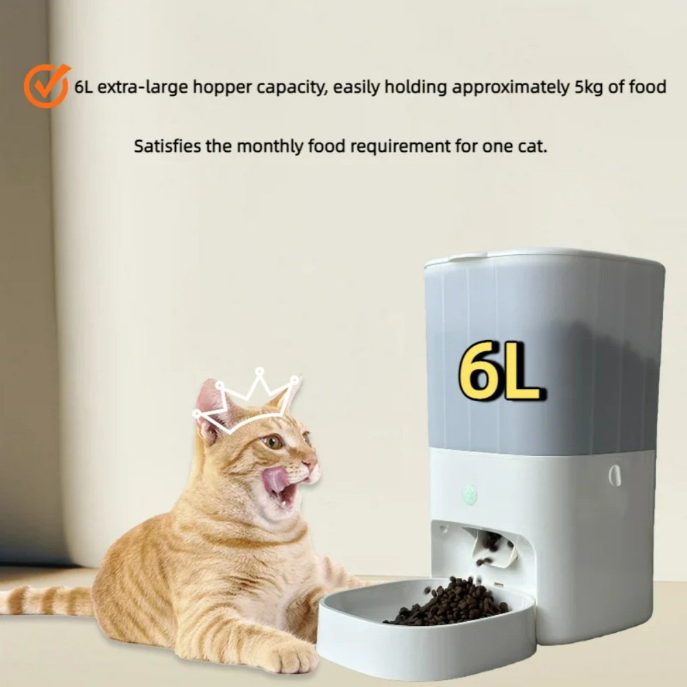 Автоматическая кормушка для жи – обзор и цена Automatic Cat Feeder 6L Timed