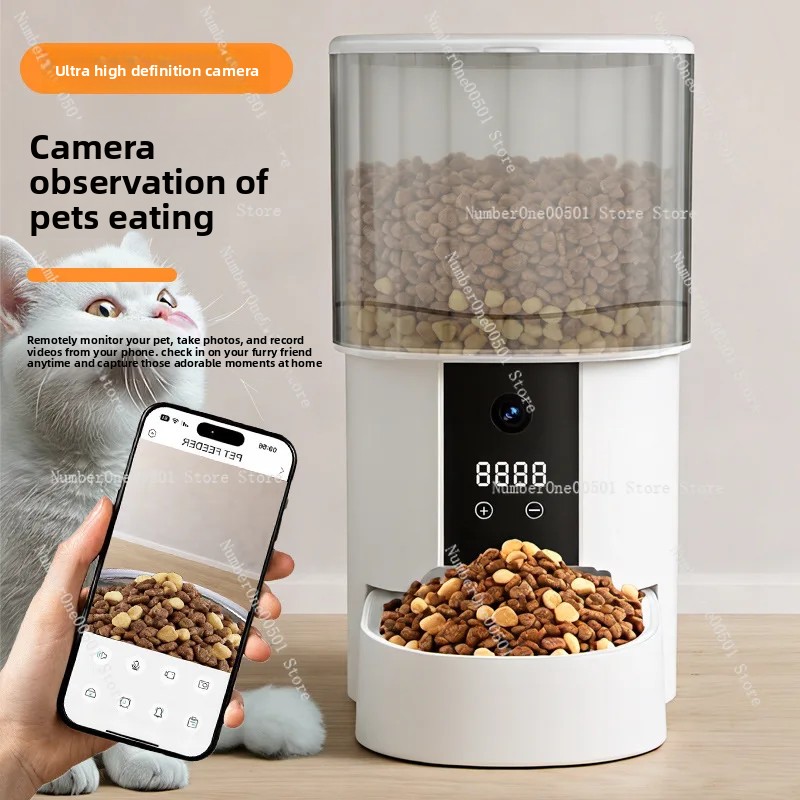 Умная автоматическая кормушка  – обзор и цена Pet Feeder App Control Portion