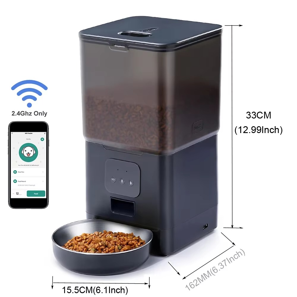 Умная кормушка для животных об – обзор и цена Pet Feeder App Control Portion