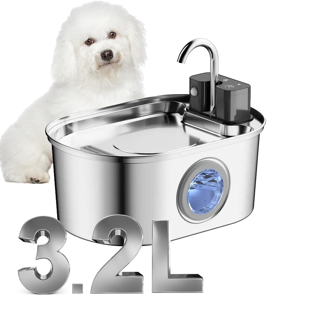 Беспроводной фонтан для домашн – обзор и цена Wireless Pet Water Fountain Battery