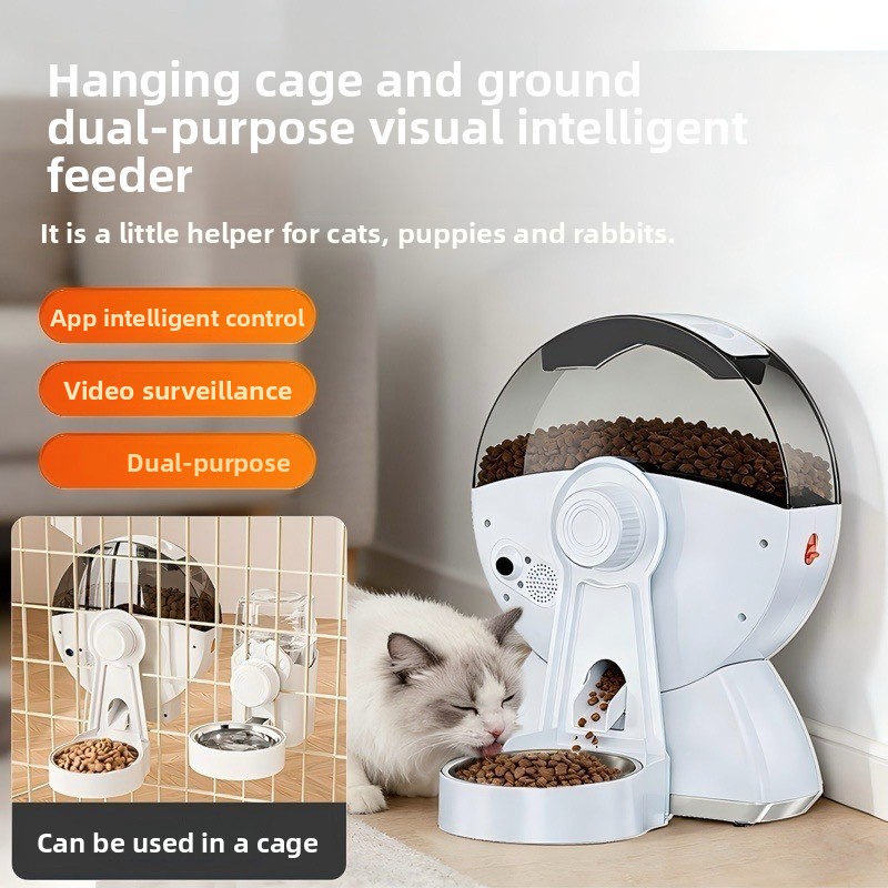Умная кормушка для домашних жи – обзор и цена Smart Pet Feeder Camera Wifi