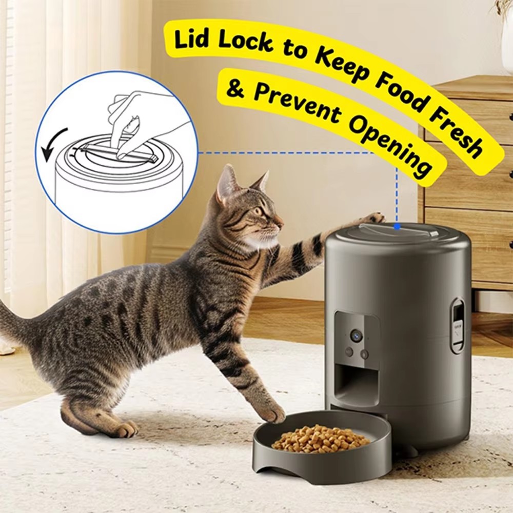 Умная портативная автоматическ – обзор и цена Pet Feeder App Control Portion