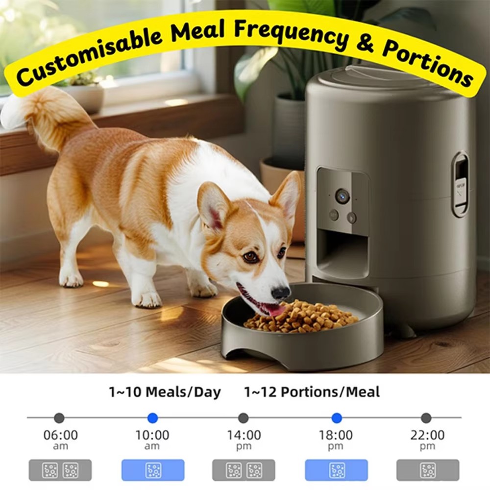 Умная портативная автоматическ – обзор и цена Pet Feeder App Control Portion