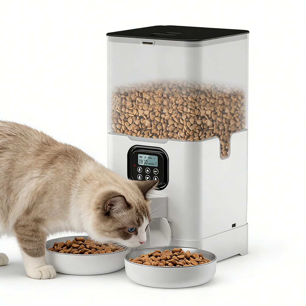 Автоматическая умная кормушка  – обзор и цена Automatic Cat Feeder 6L Timed