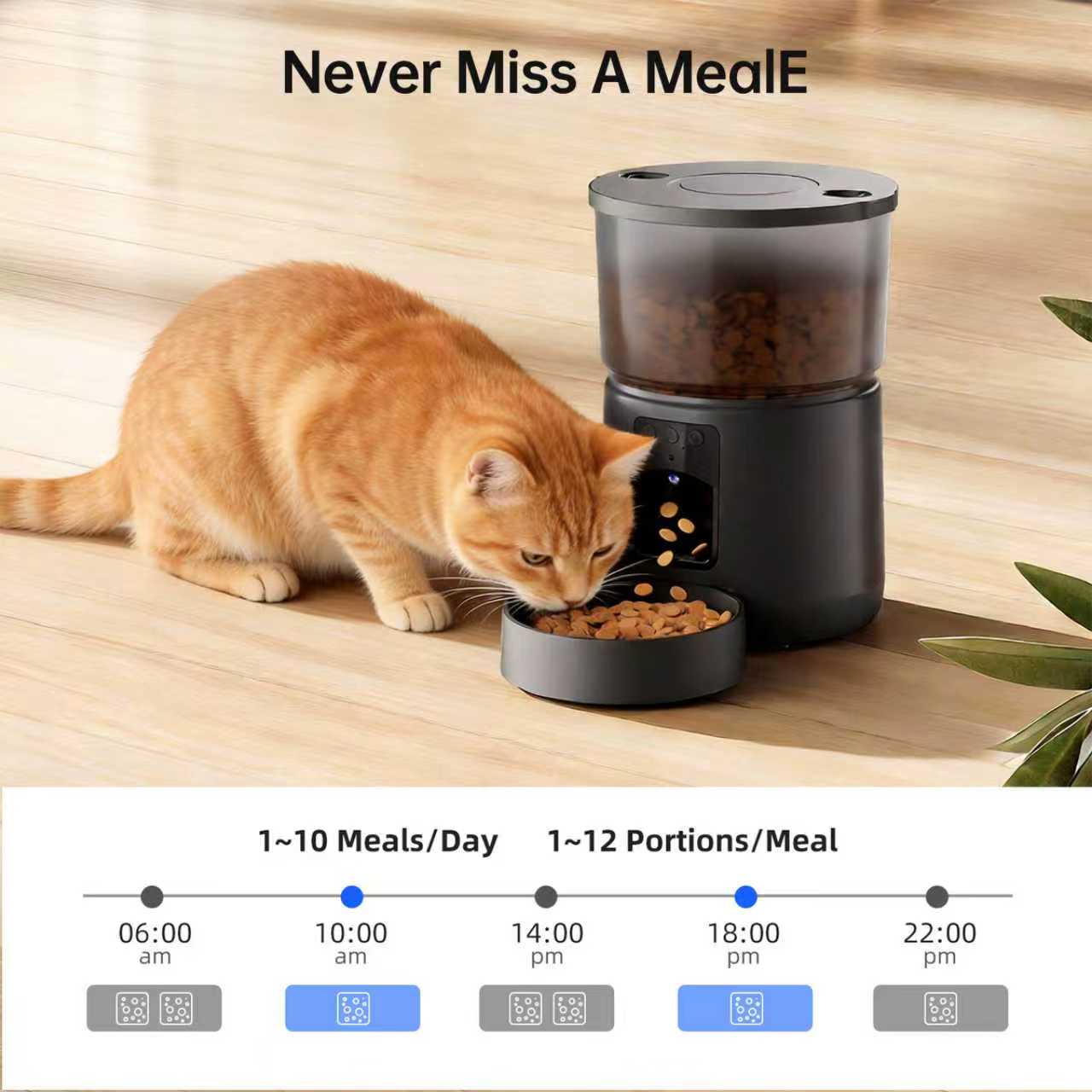 Автоматическая кормушка для ко – обзор и цена Smart Pet Feeder Camera Wifi