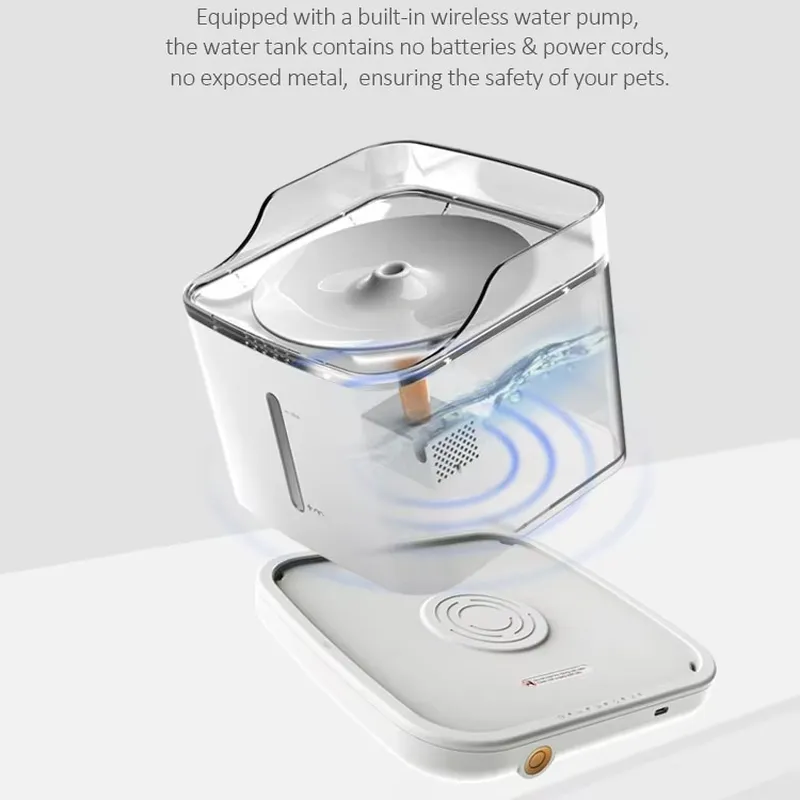 Новый умный фонтан для животны – обзор и цена Smart Pet Water Fountain Wifi