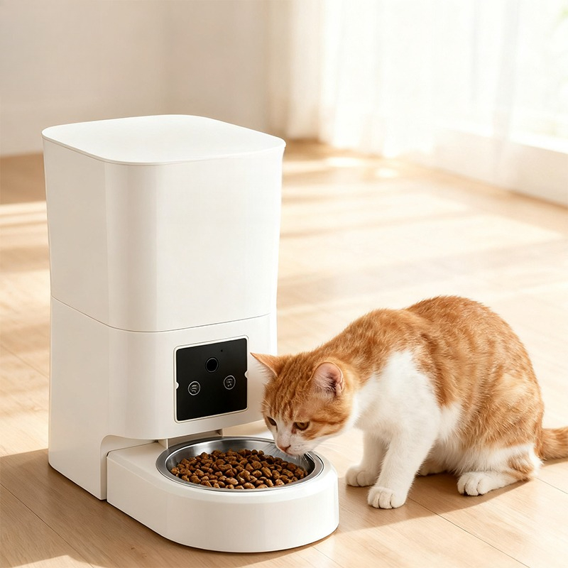 Умная кормушка для домашних жи – обзор и цена Automatic Cat Feeder 6L Timed