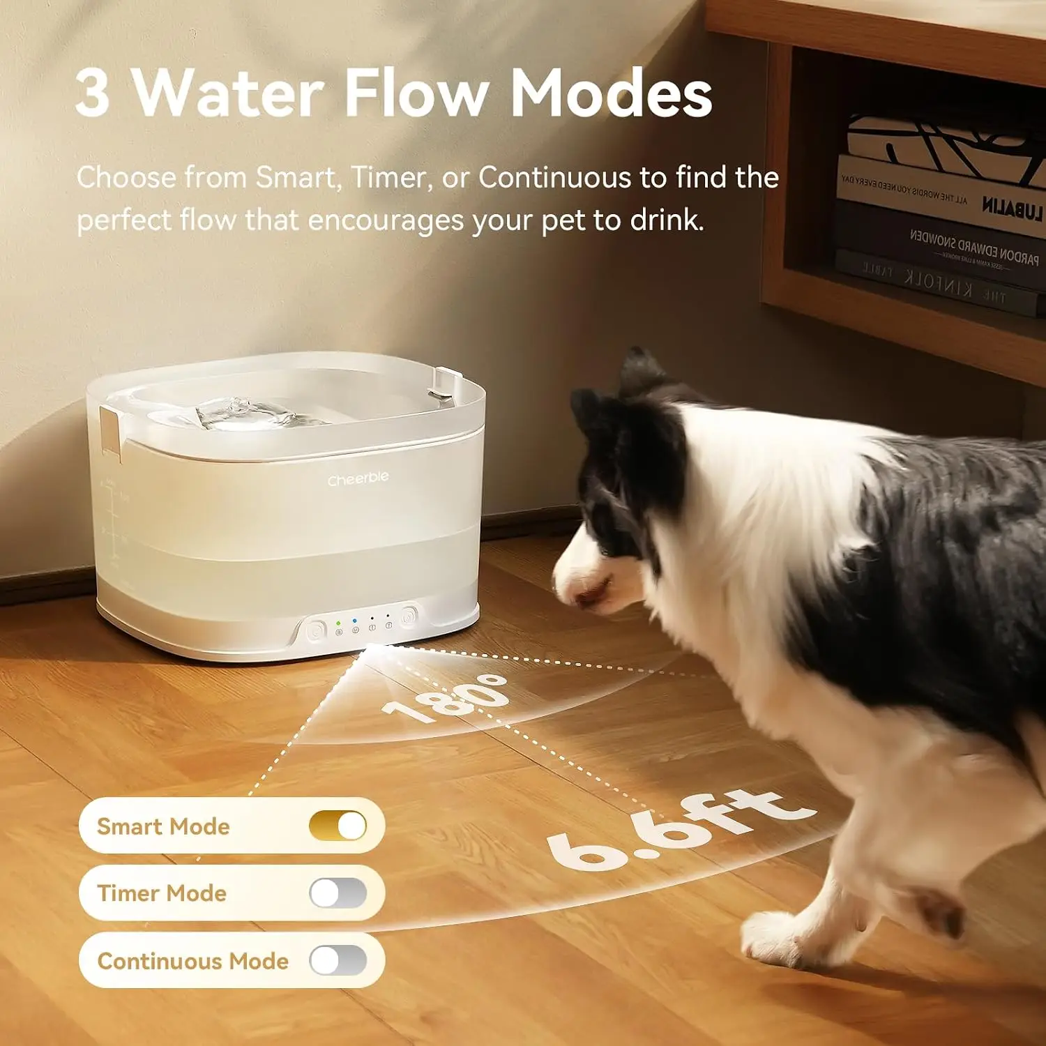 Беспроводной фонтан для собак  – обзор и цена Wireless Pet Water Fountain Battery