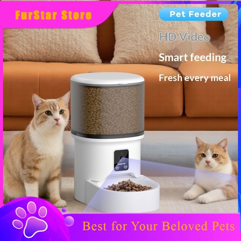 Автоматическая кормушка для жи – обзор и цена Pet Feeder App Control Portion
