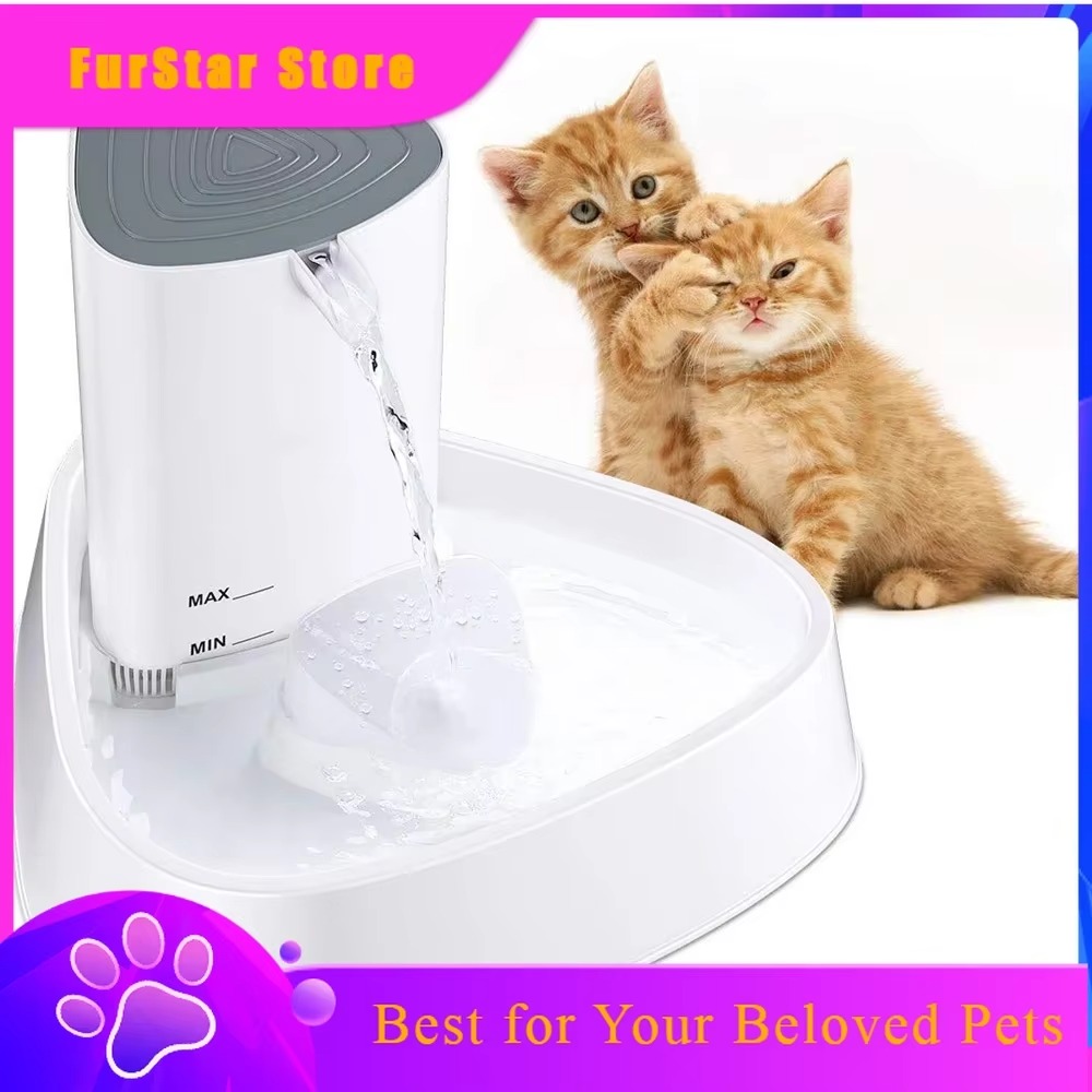 Автоматический фонтан-поилка F – обзор и цена Automatic Cat Water Dispenser 3L
