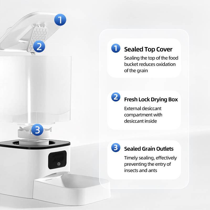 6л двойная чаша Tuya Smart WIF – обзор и цена Automatic Cat Feeder 6L Timed