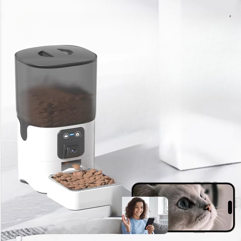 Автоматическая кормушка для жи – обзор и цена Automatic Cat Feeder 6L Timed