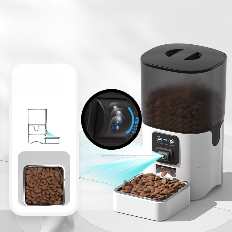 Автоматическая кормушка для жи – обзор и цена Automatic Cat Feeder 6L Timed