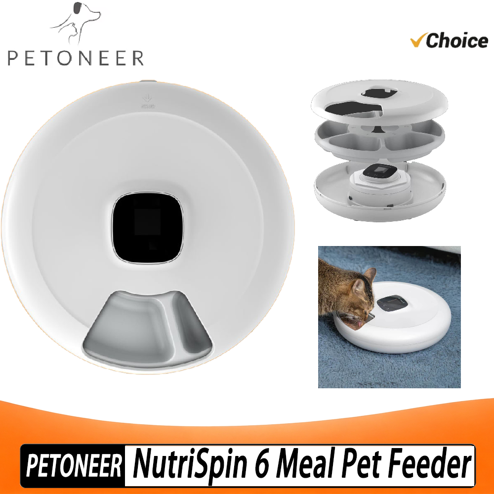 Petoneer NutriSpin 6 – умная а – обзор и цена Pet Feeder App Control Portion