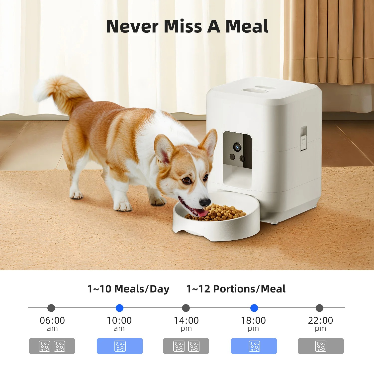 Автоматическая кормушка для до – обзор и цена Smart Pet Feeder Camera Wifi