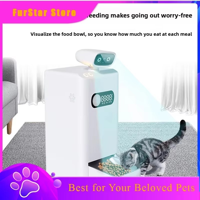 Автоматическая кормушка для жи – обзор и цена Smart Pet Feeder Camera Wifi