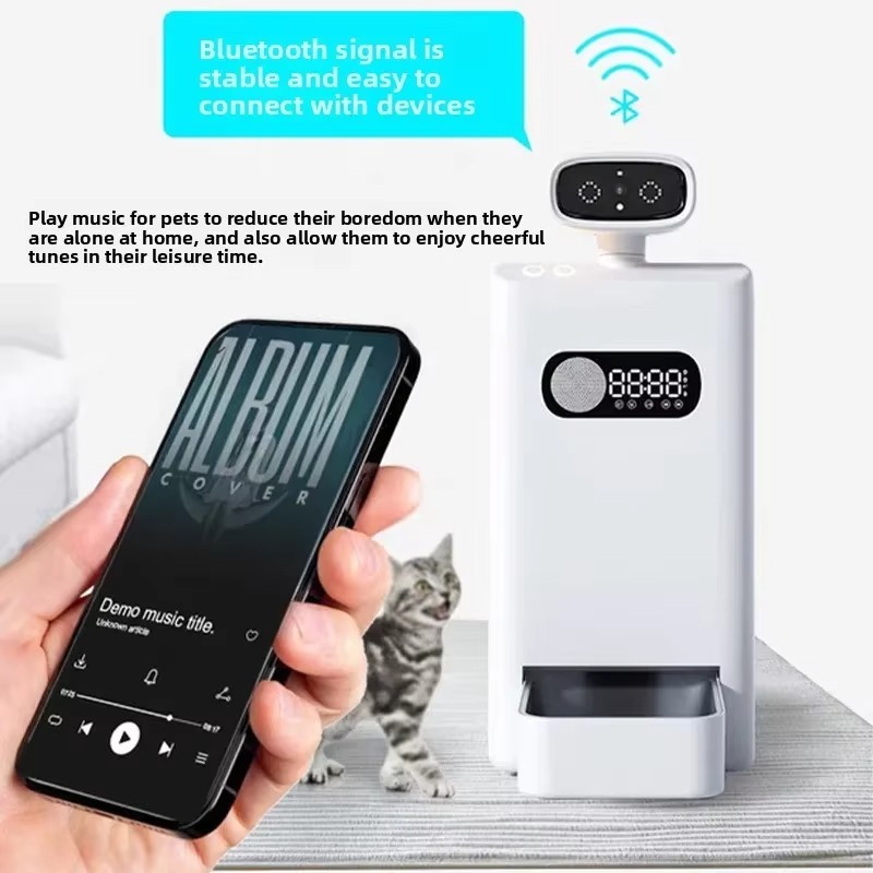 Автоматическая кормушка для жи – обзор и цена Smart Pet Feeder Camera Wifi