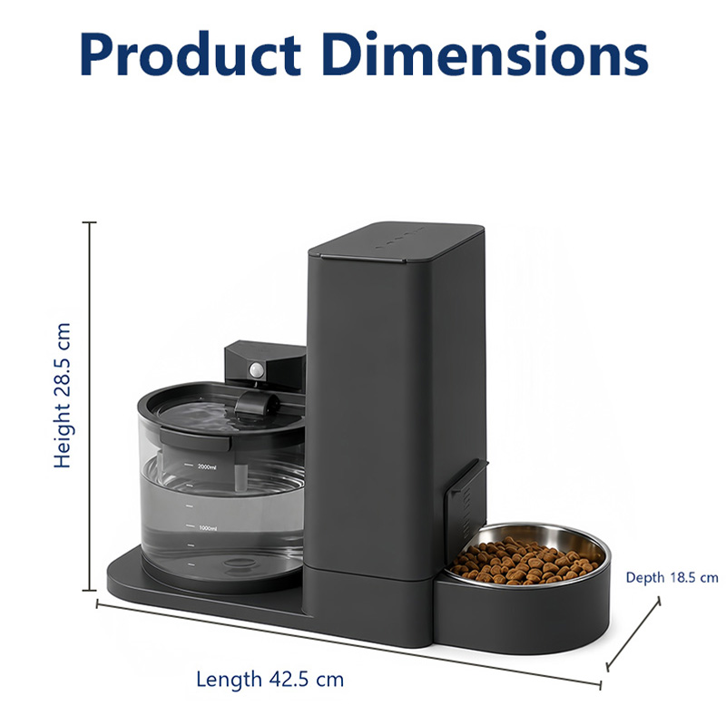 Комбинированная кормушка для д – обзор и цена Wireless Pet Water Fountain Battery