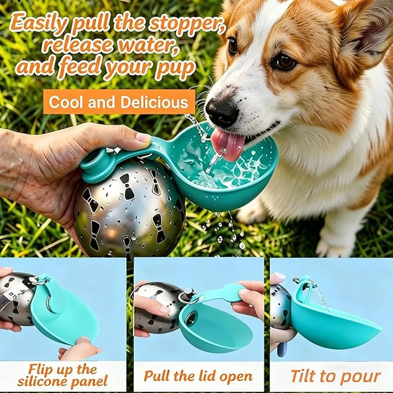 Портативная бутылка для воды и – обзор и цена Pet Water Fountain Stainless Steel