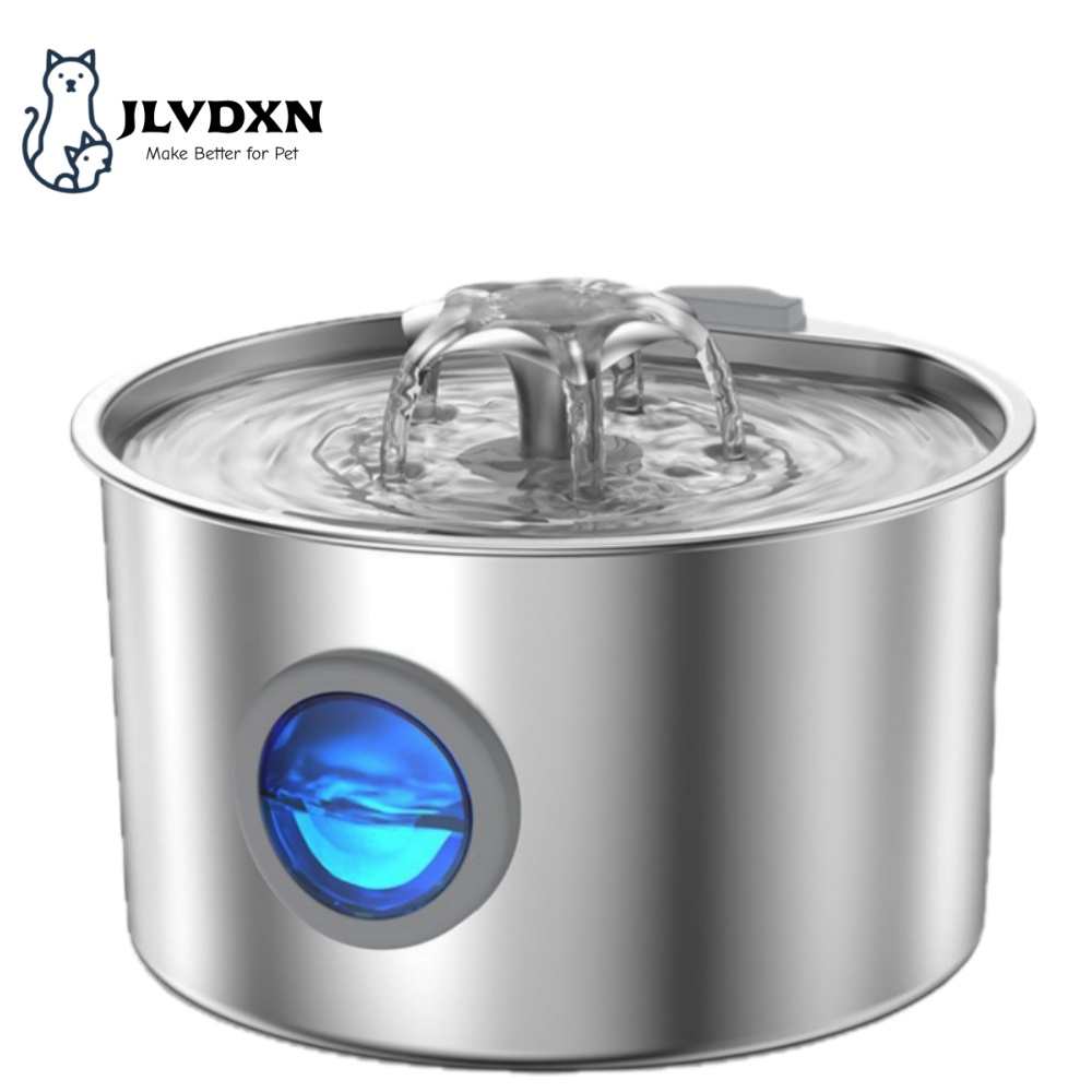 Фонтан для воды для кошек и со – обзор и цена Pet Water Fountain Stainless Steel