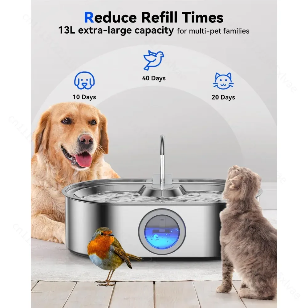 Автоматический фонтан для воды – обзор и цена Dog Water Fountain Large