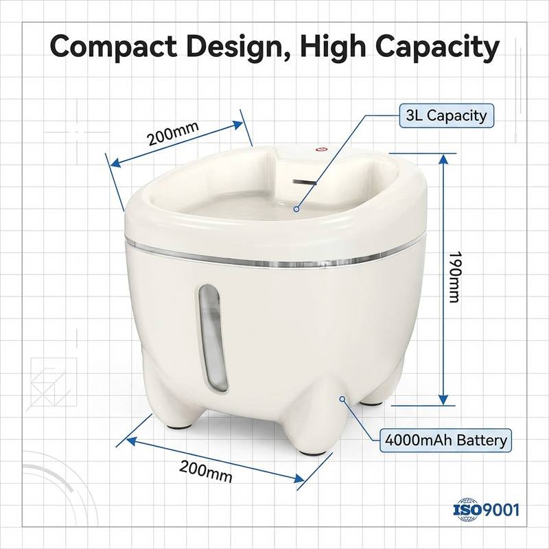 Беспроводной автоматический фо – обзор и цена Automatic Cat Water Dispenser 3L