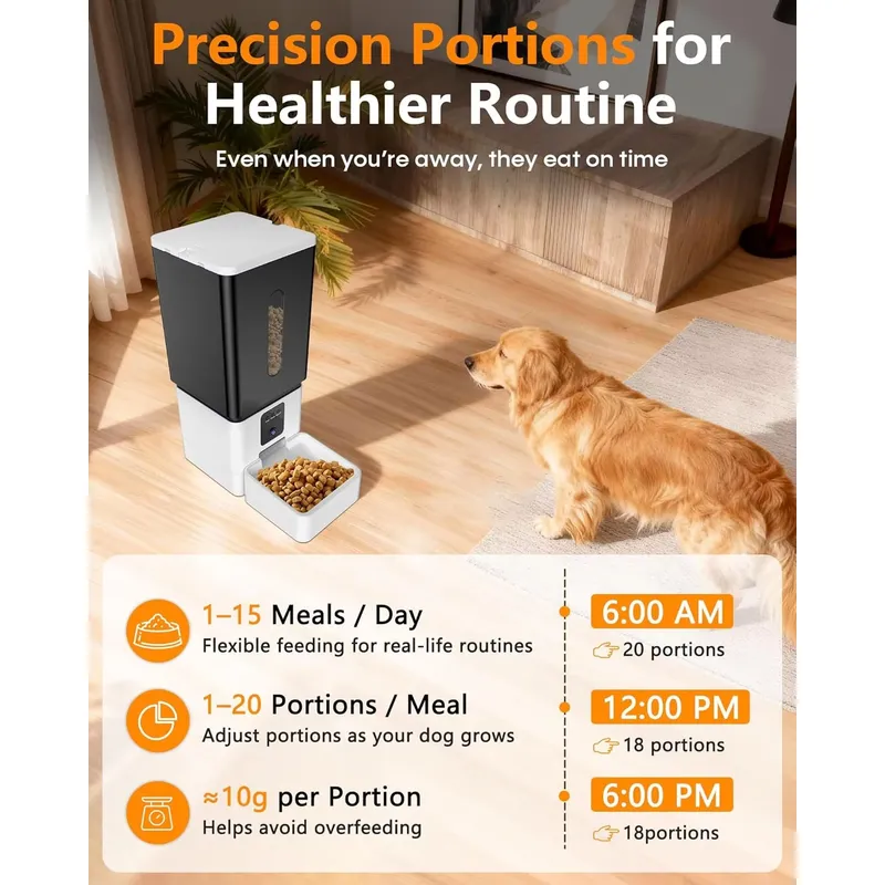 Автоматическая кормушка для до – обзор и цена Pet Feeder App Control Portion