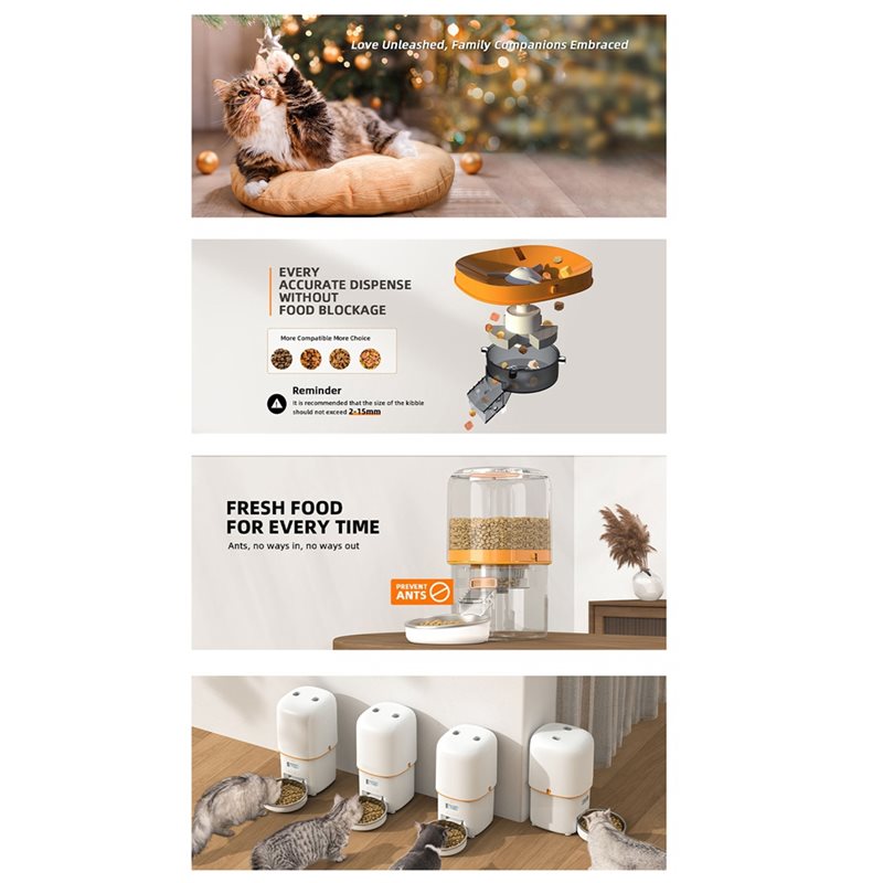Умный дозатор корма для кошек  – обзор и цена Smart Pet Feeder Camera Wifi