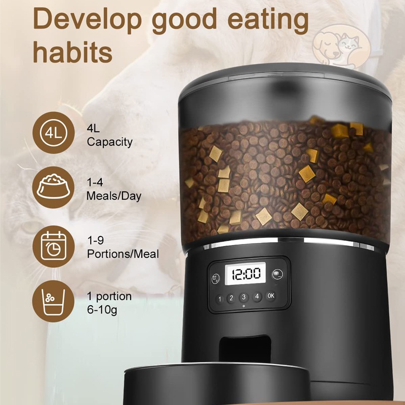 Автоматическая кормушка для жи – обзор и цена Smart Pet Feeder Camera Wifi