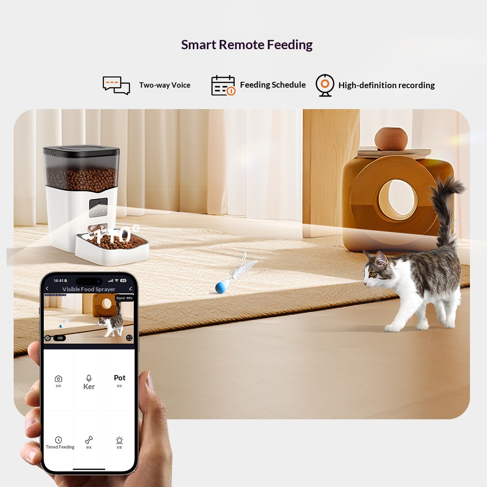 Автоматическая умная пластиков – обзор и цена Pet Feeder App Control Portion
