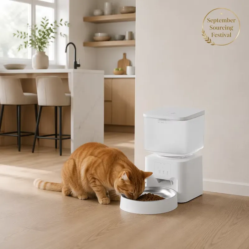 Умная кормушка для животных с  – обзор и цена Pet Feeder App Control Portion