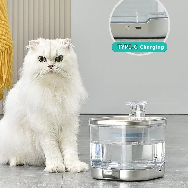 Автоматический фонтанчик для в – обзор и цена Pet Water Fountain Stainless Steel