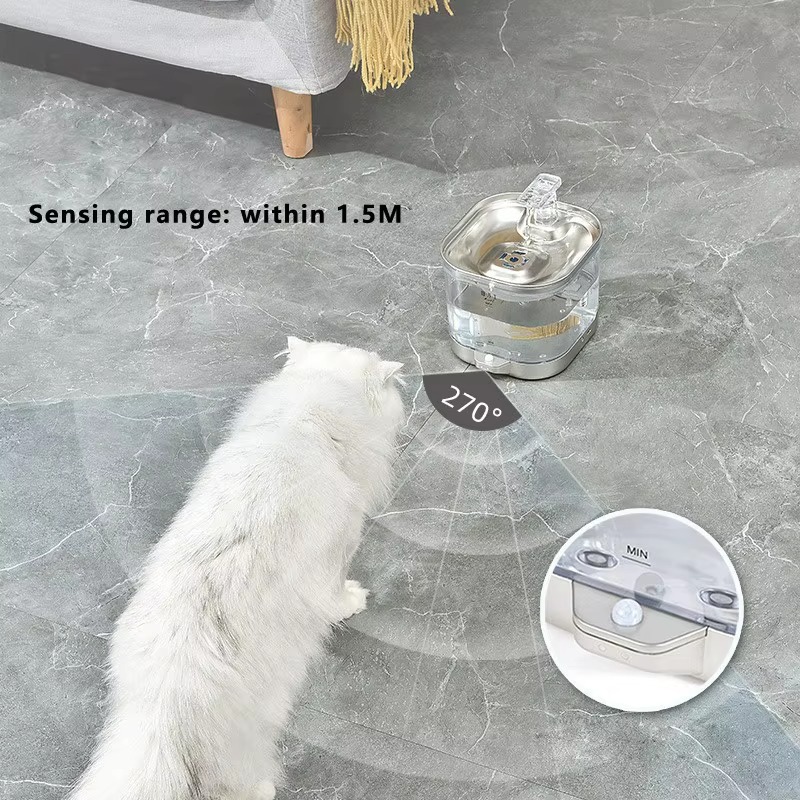 Автоматический фонтанчик для в – обзор и цена Pet Water Fountain Stainless Steel