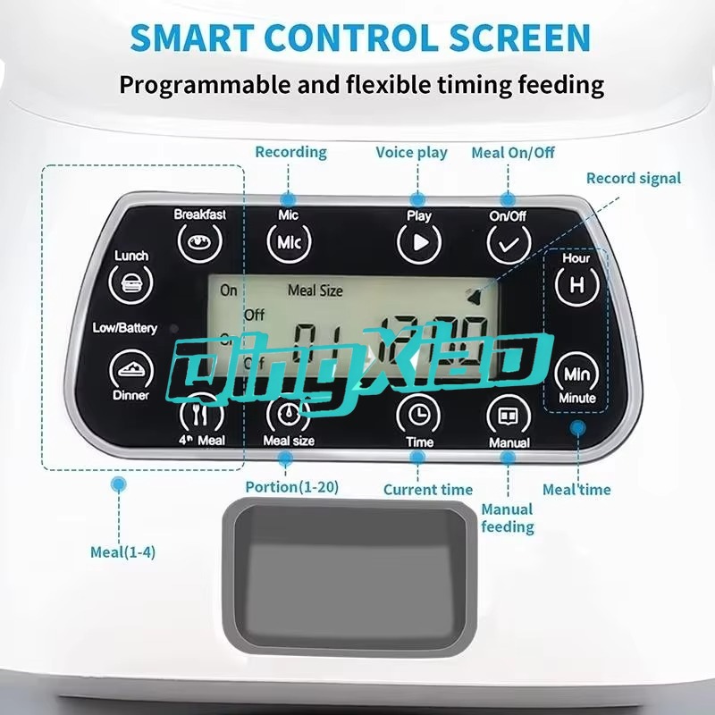 Умная кормушка для животных об – обзор и цена Pet Feeder App Control Portion