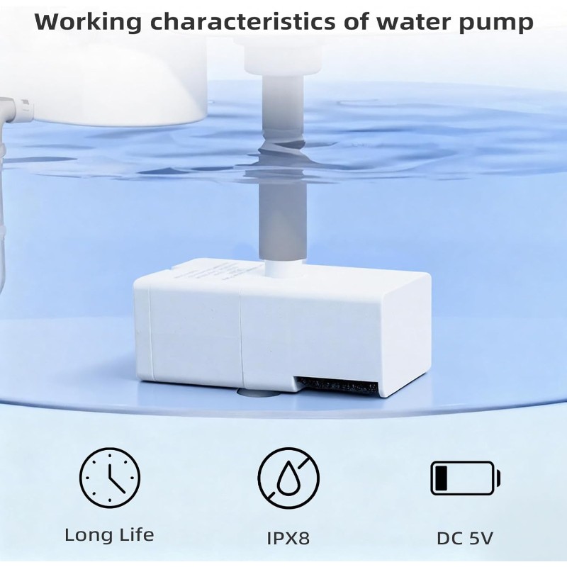 Сменный насос ABUG для фонтано – обзор и цена Pet Water Fountain Pump Replacement