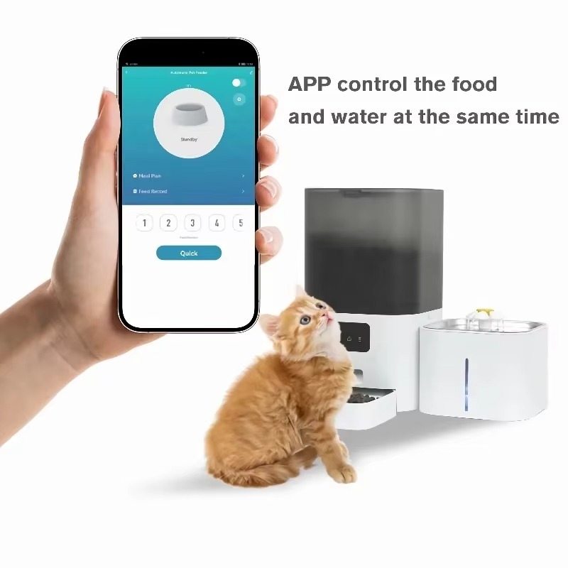 Умная кормушка FurStarWiFi с у – обзор и цена Automatic Cat Feeder 6L Timed