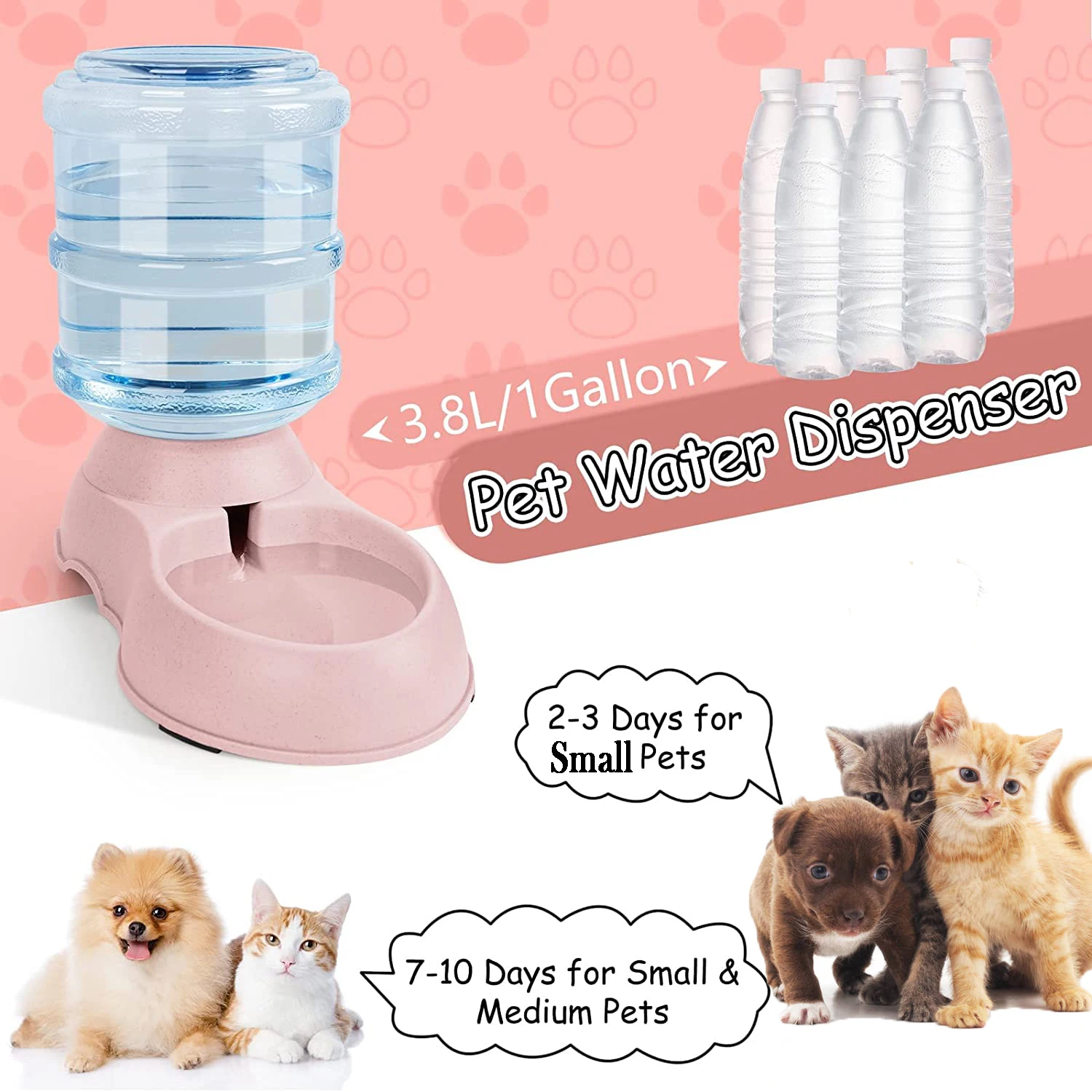 Автоматическая поилка для воды – обзор и цена Pet Water Fountain Stainless Steel