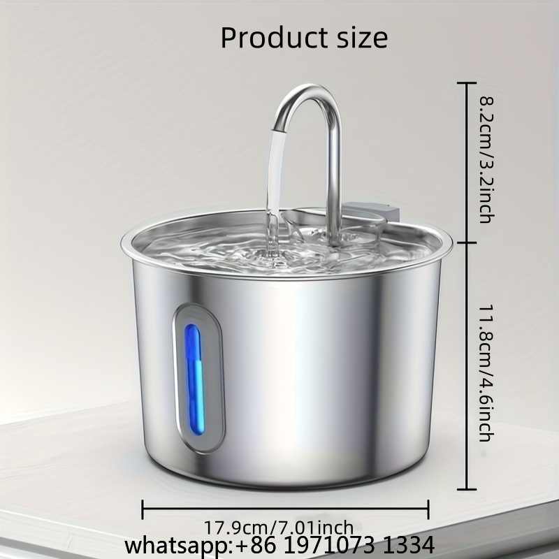 Автоматическая поилка для живо – обзор и цена Pet Water Fountain Stainless Steel